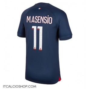 Paris Saint-Germain Marco Asensio #11 Prima Maglia 2023-24 Manica Corta